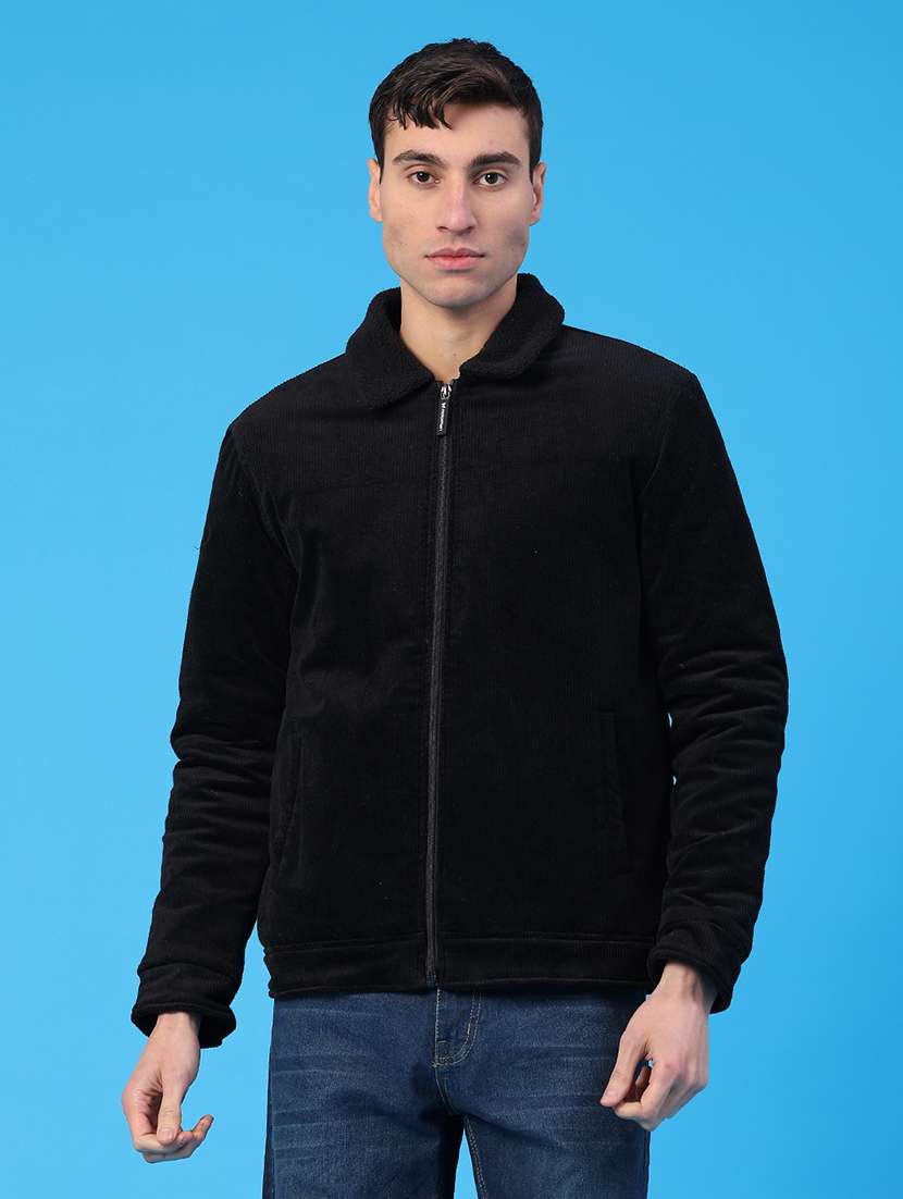 men solid long sleeve casual jacket - 22217372 -  Standard Image - 1