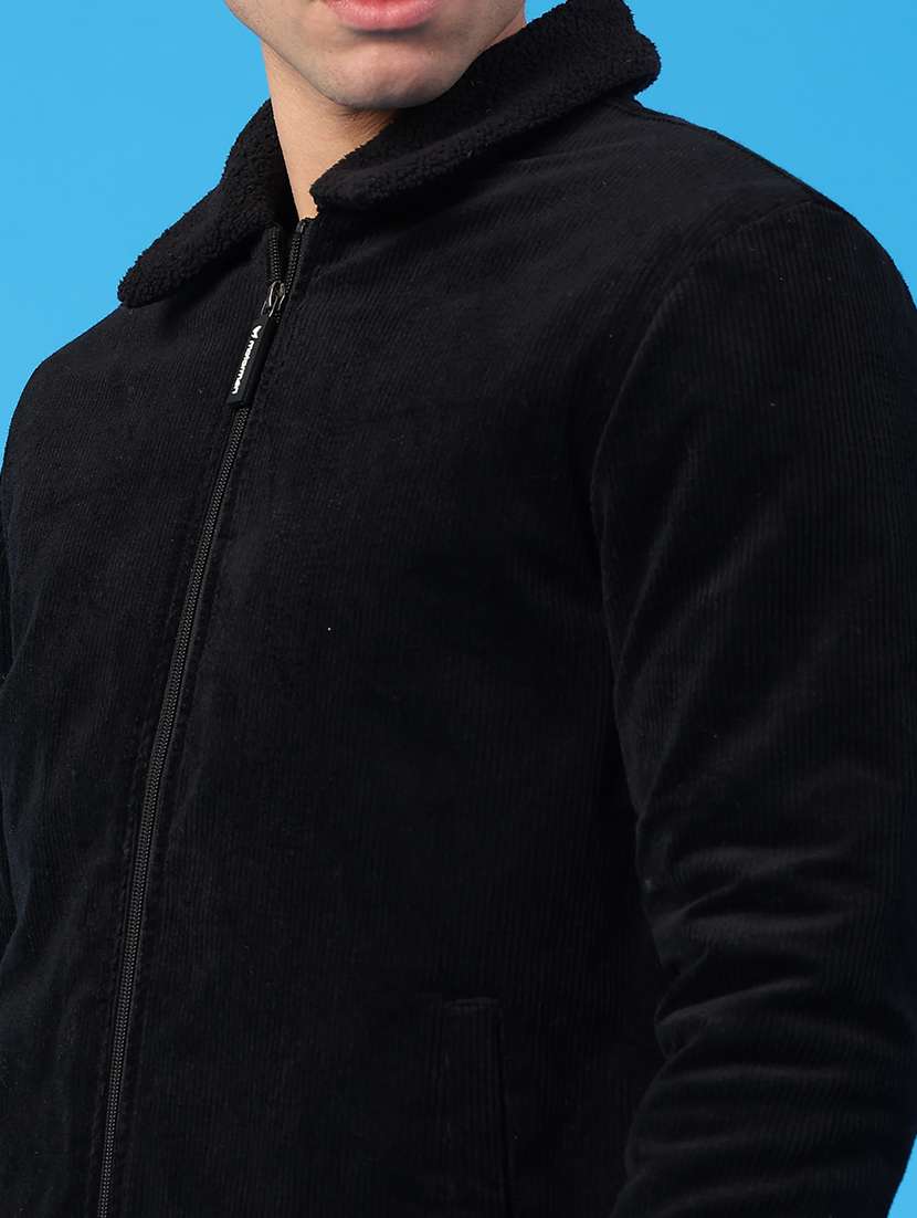 men solid long sleeve casual jacket - 22217372 -  Standard Image - 4