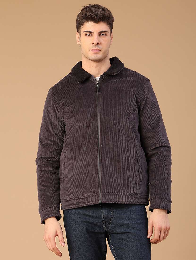 men solid long sleeve casual jacket - 22217373 -  Standard Image - 1