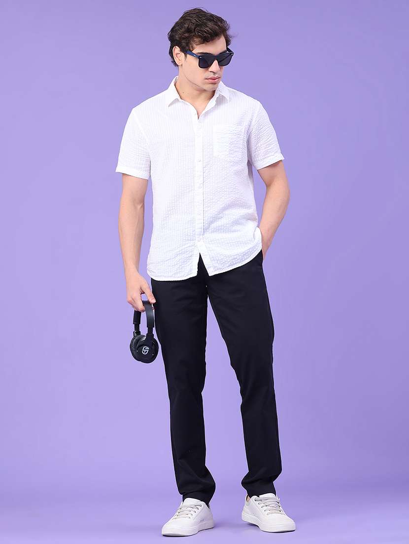 men solid mid rise chino - 22217405 -  Standard Image - 4
