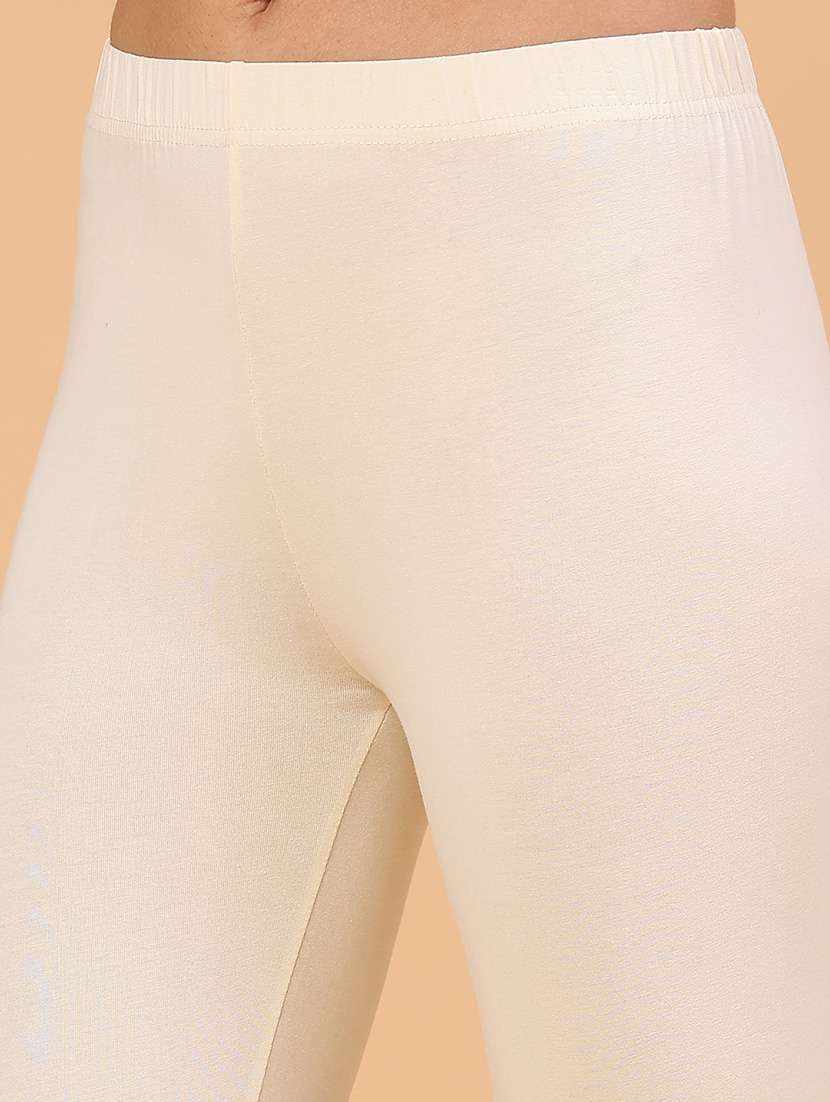 women solid mid rise legging - 22217443 -  Standard Image - 1