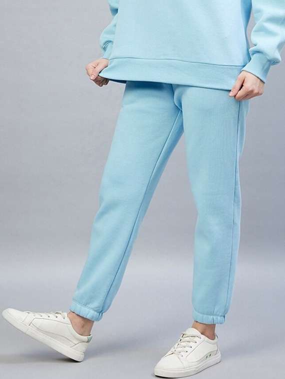 blue cotton joggers - 22217668 -  Standard Image - 1