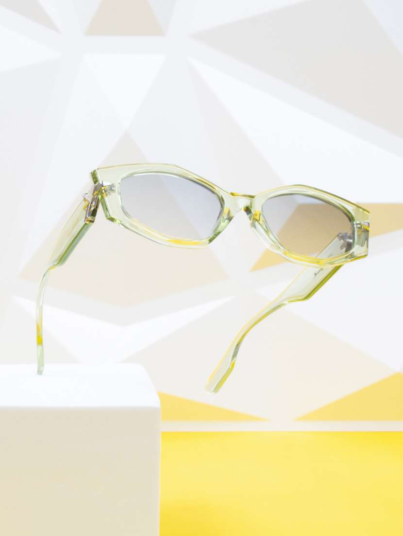 ted smith  women oval frame sunglasses