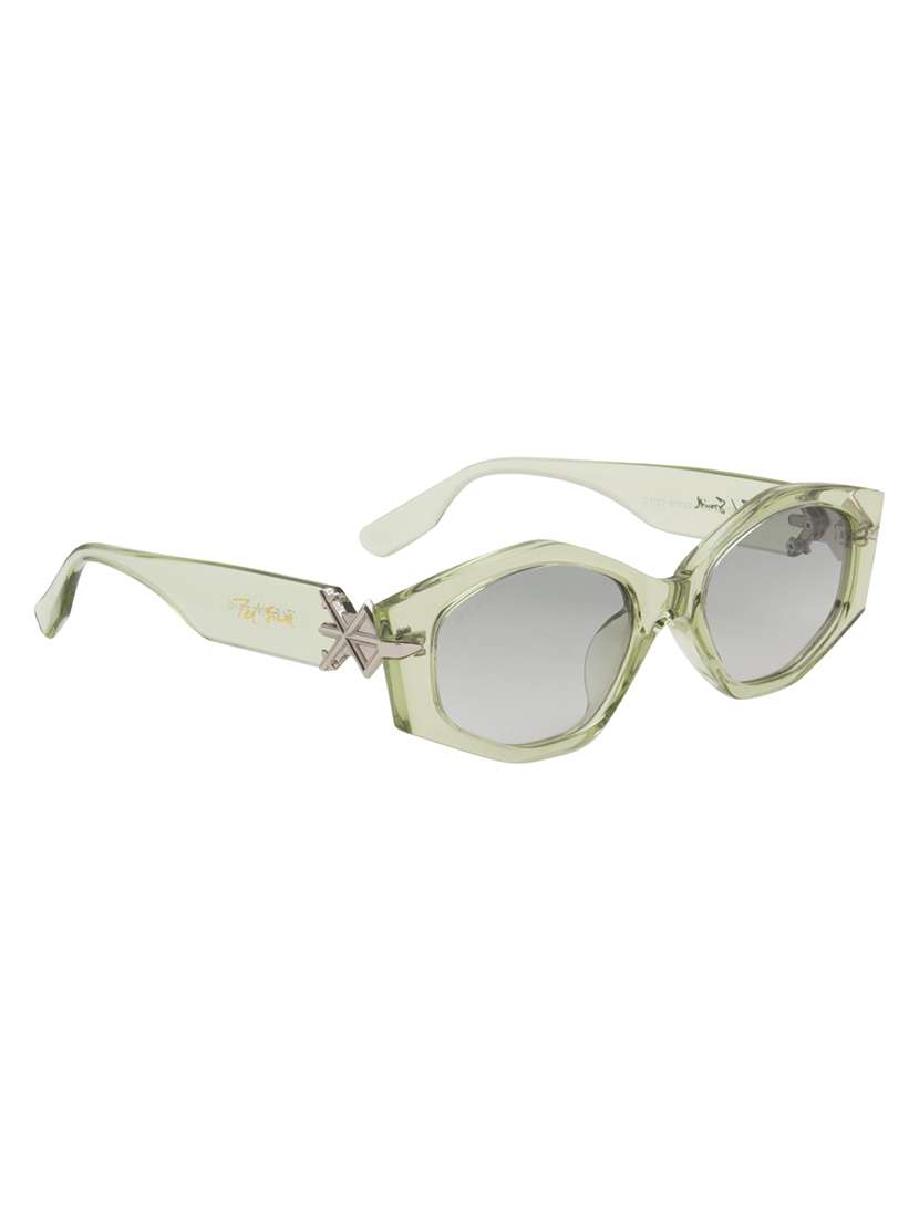 ted smith  women oval frame sunglasses - 22217802 -  Standard Image - 4