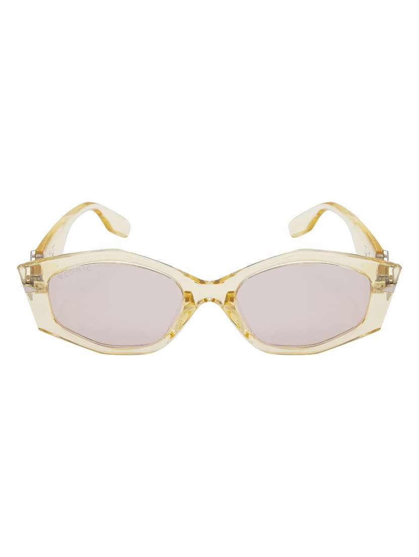 ted smith  women oval frame sunglasses - 22217803 -  Standard Image - 1