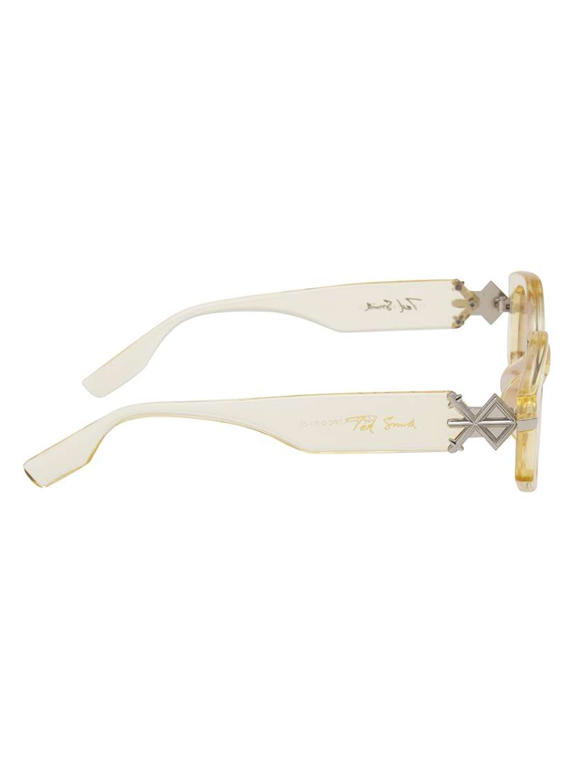 ted smith  women oval frame sunglasses - 22217803 -  Standard Image - 4