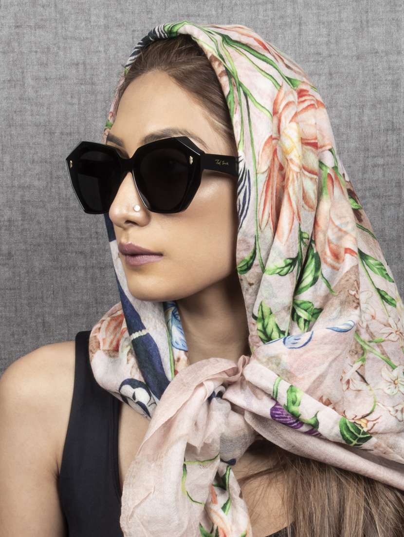 ted smith  women cateye sunglasses i 100% uv protection i grey colour lens - 22217813 -  Standard Image - 1