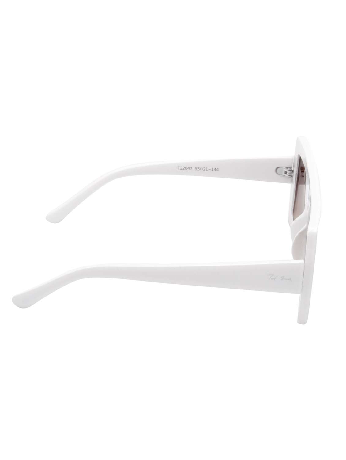 ted smith unisex wayfarer sunglasses i 100% uv protection  i  brown graded colour lens - 22217824 -  Standard Image - 4