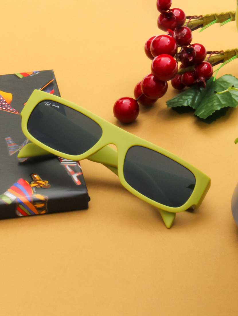 ted smith unisex wayfarer sunglasses i 100% uv protection  i  black colour lens