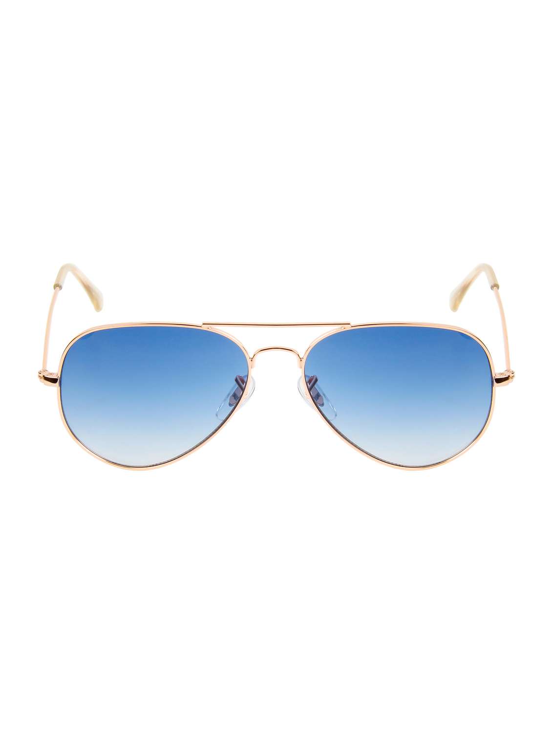 ted smith unisex aviator sunglasses i 100% uv protection  i  blue graded colour lens - 22217840 -  Standard Image - 1