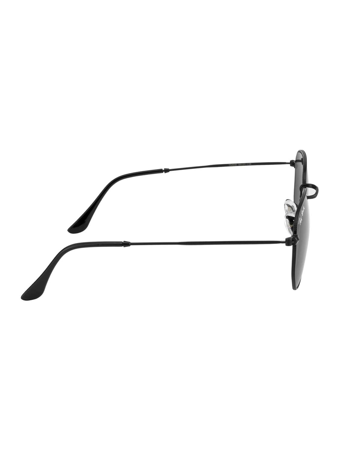 ted smith unisex hexagnal sunglasses i 100% uv protection  i  grey colour lens - 22217847 -  Standard Image - 4