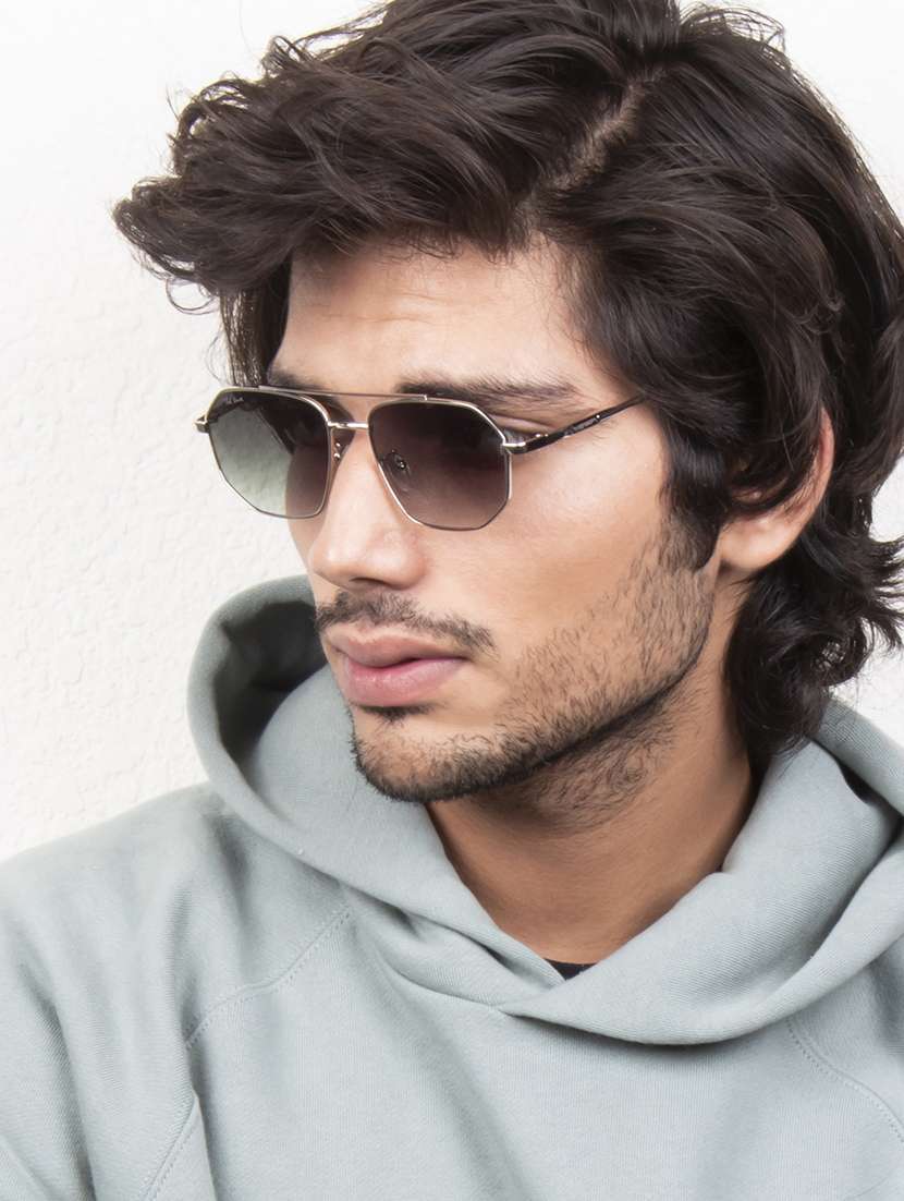 ted smith unisex aviator sunglasses i 100% uv protection  i  green colour lens - 22217854 -  Standard Image - 6