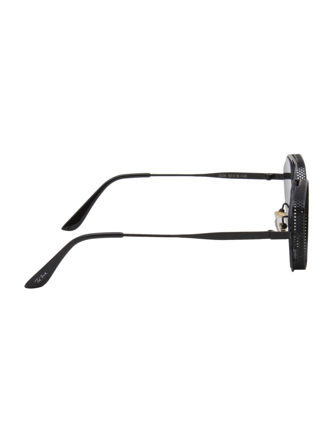 ted smith unisex aviator sunglasses i 100% uv protection  i  grey colour lens - 22217863 -  Standard Image - 4