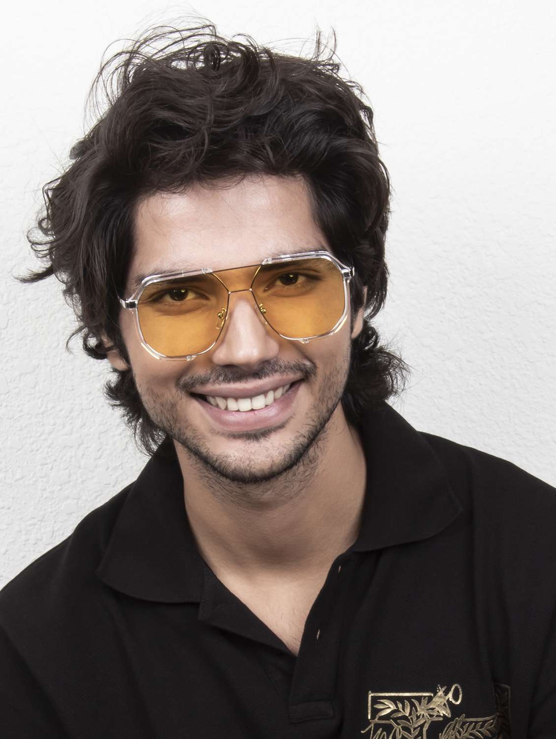 ted smith unisex aviator sunglasses i 100% uv protection  i  yellow colour lens - 22217872 -  Standard Image - 6