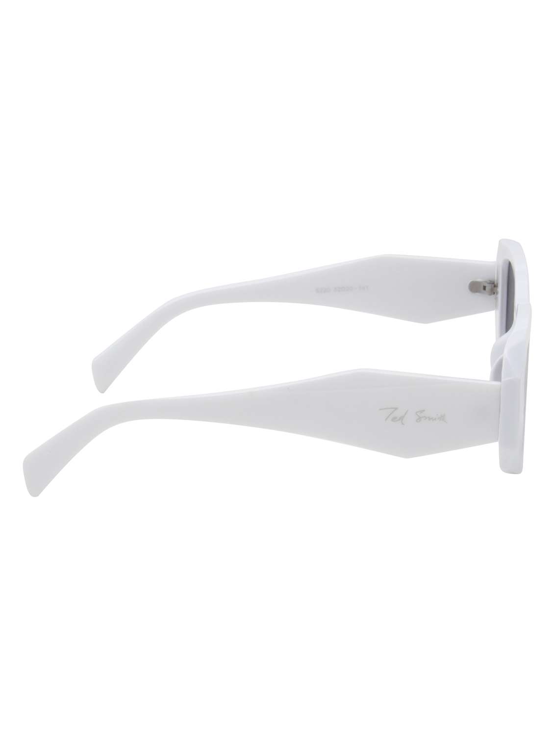 Ted Smith Unisex Square Sunglasses I 100% Uv Protection I Grey Colour Lens - 22217878 -  Standard Image - 4