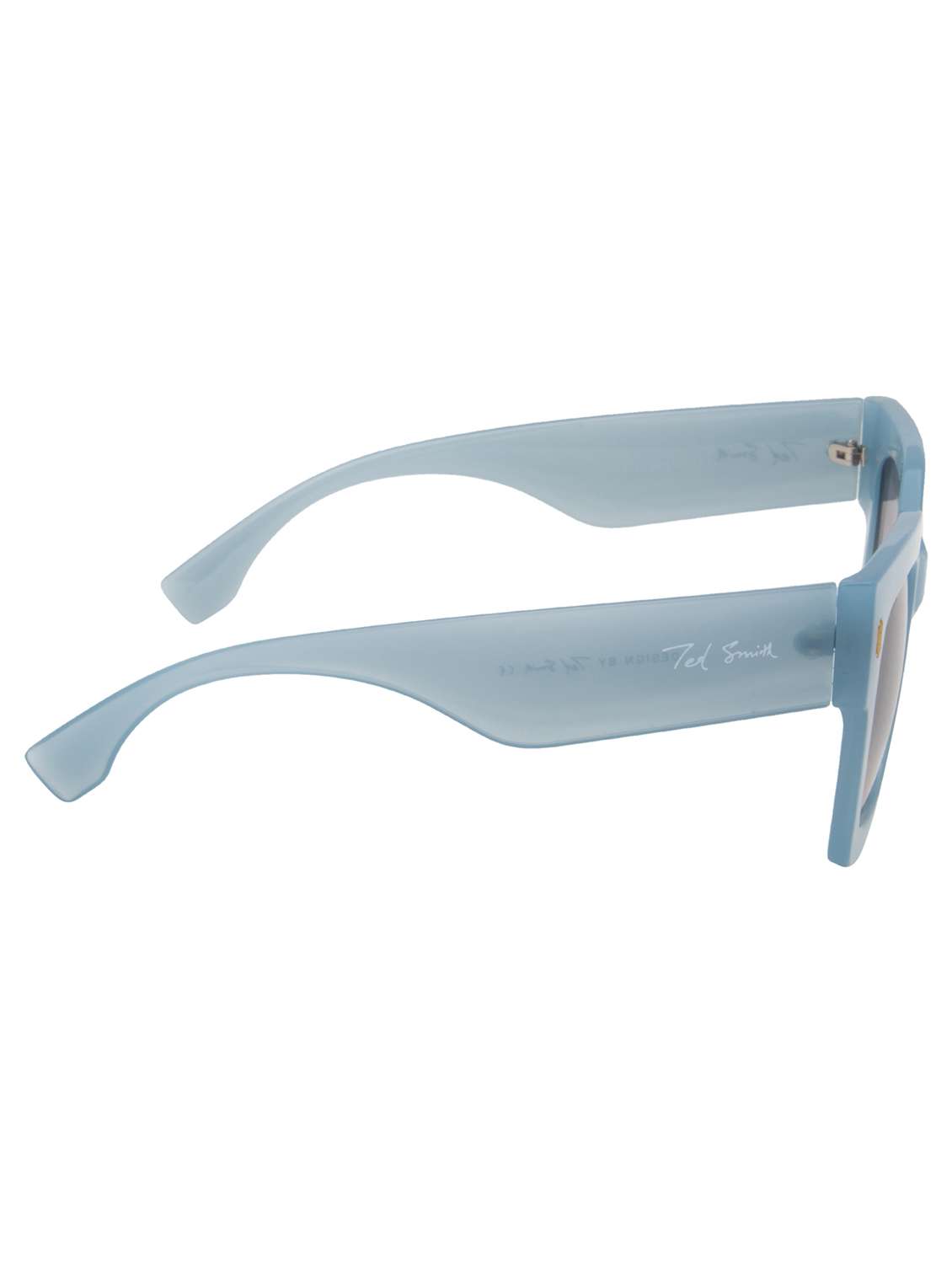 ted smith unisex wayfarer sunglasses i 100% uv protection  i  brown graded colour lens - 22217881 -  Standard Image - 4