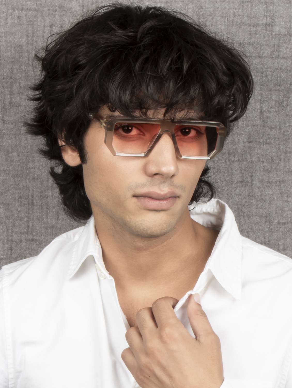 ted smith unisex aviator sunglasses i 100% uv protection  i  pink graded colour lens - 22217884 -  Standard Image - 6