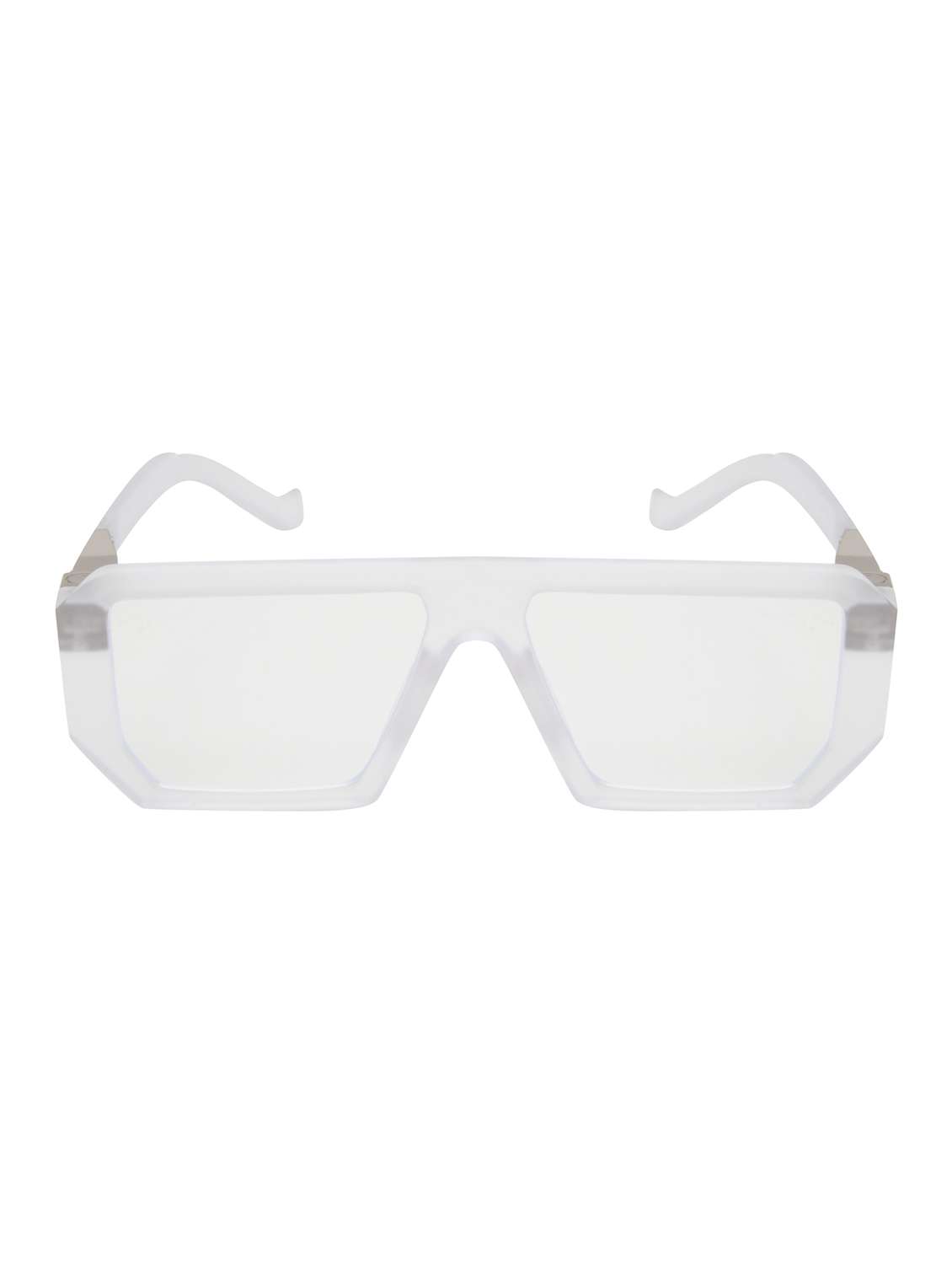 ted smith unisex aviator sunglasses i 100% uv protection  i  clear colour lens - 22217887 -  Standard Image - 1