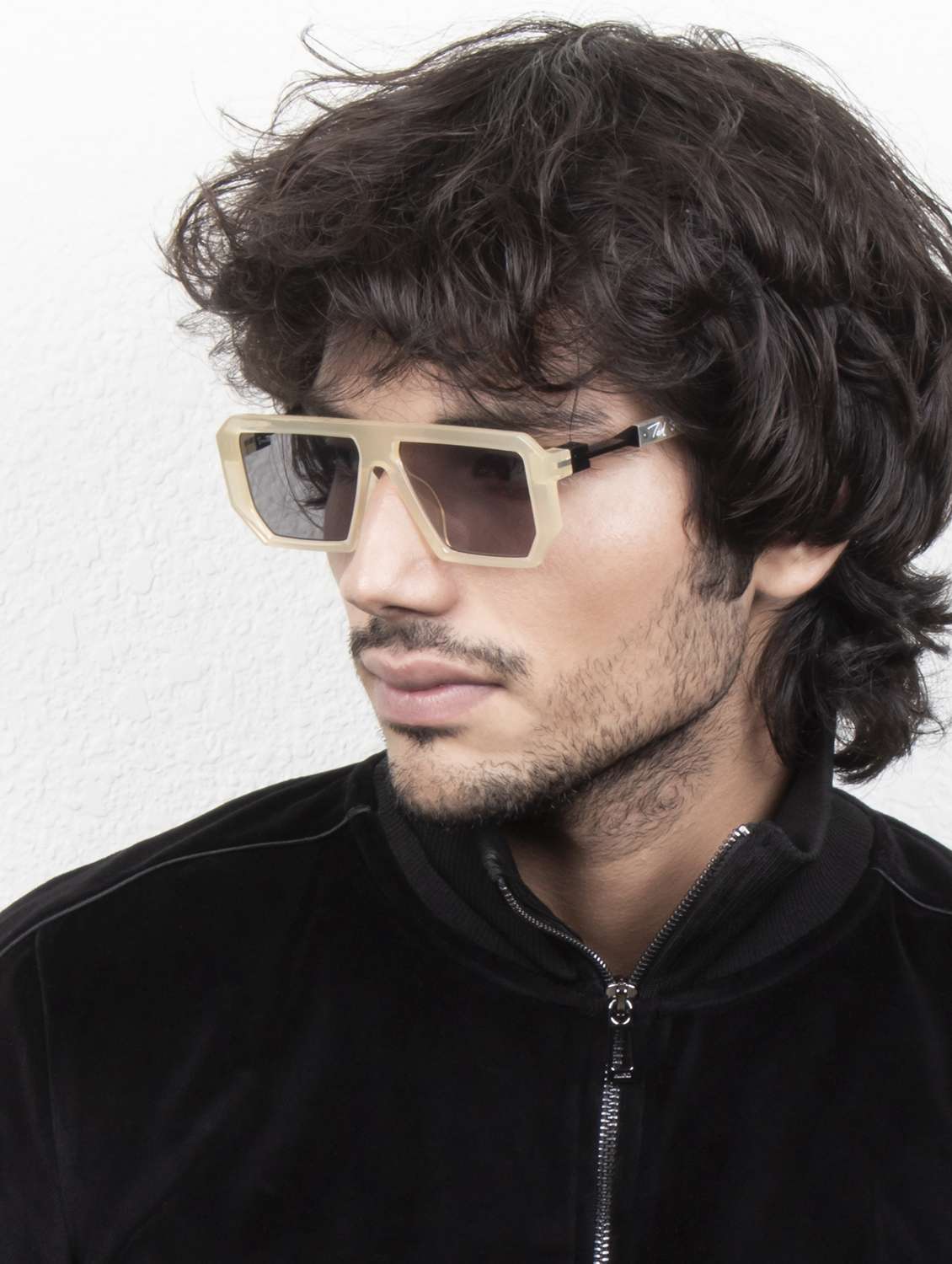 ted smith unisex aviator sunglasses i 100% uv protection  i  grey colour lens - 22217888 -  Standard Image - 6