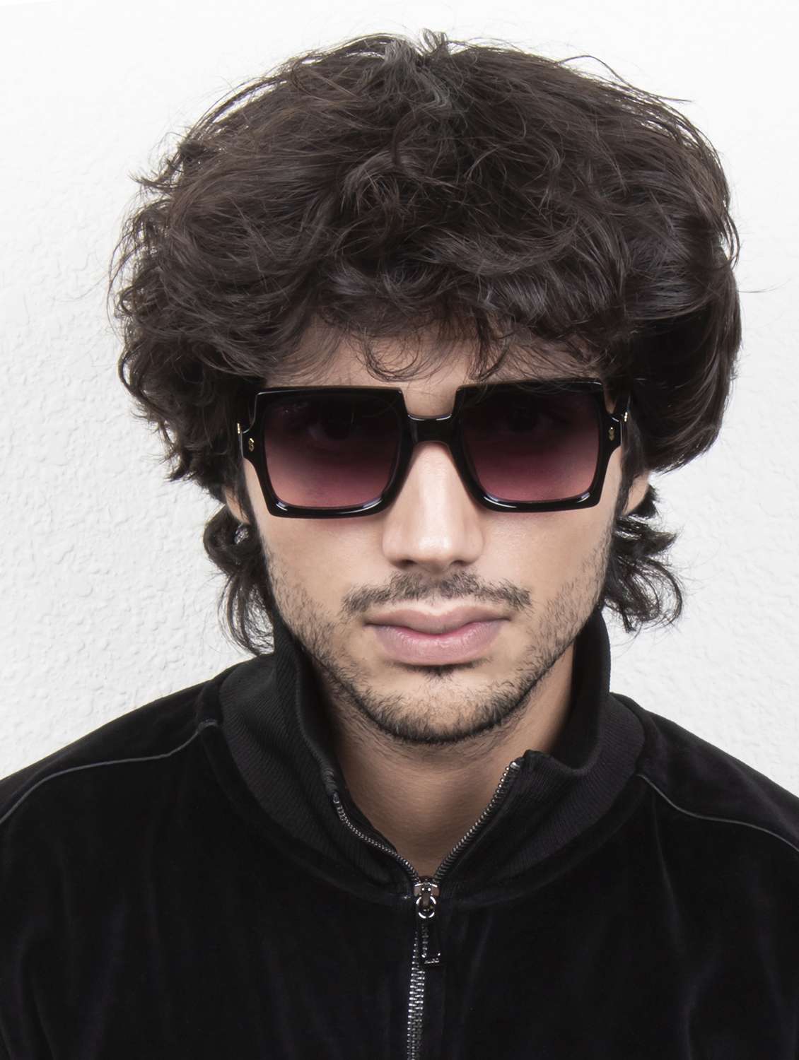 ted smith unisex square sunglasses i 100% uv protection  i  purple graded colour lens - 22217903 -  Standard Image - 6