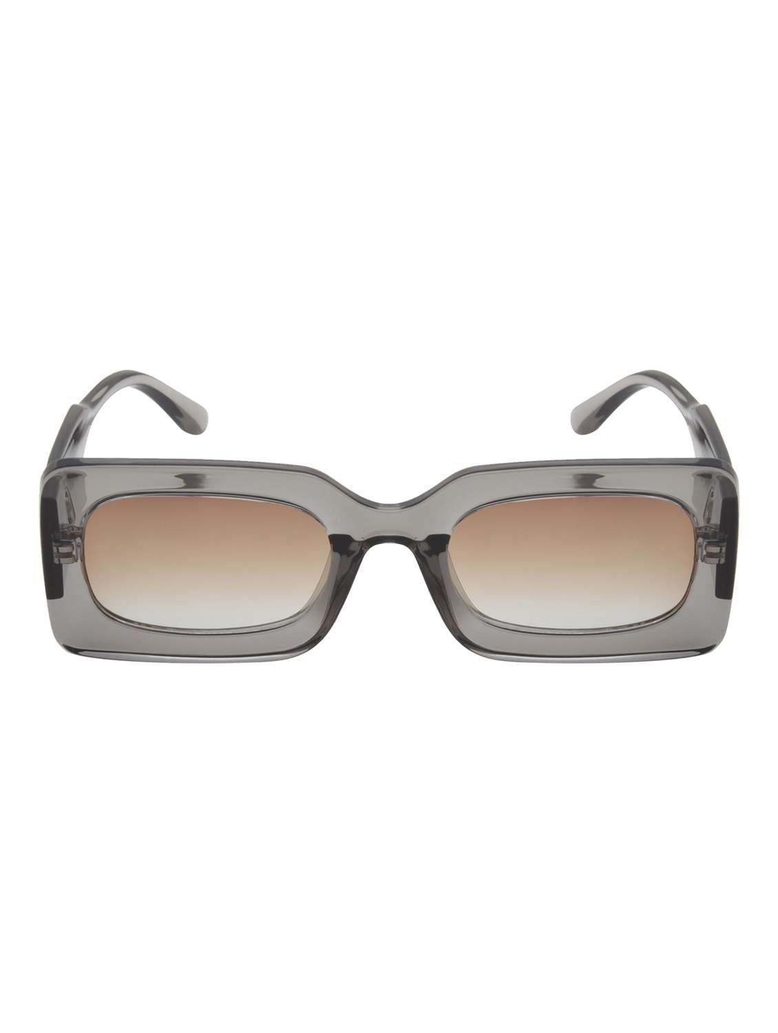 ted smith unisex rectangle sunglasses polarized  i  brown graded colour lens - 22217904 -  Standard Image - 1