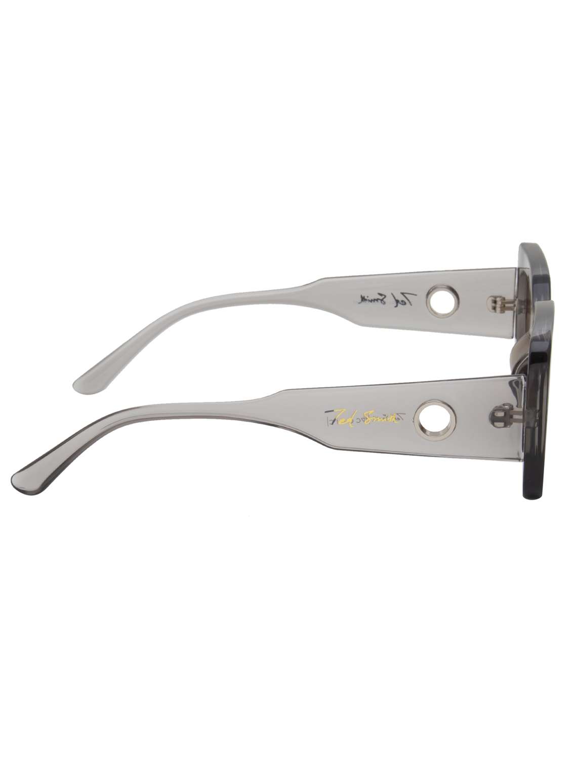 ted smith unisex rectangle sunglasses polarized  i  brown graded colour lens - 22217904 -  Standard Image - 4