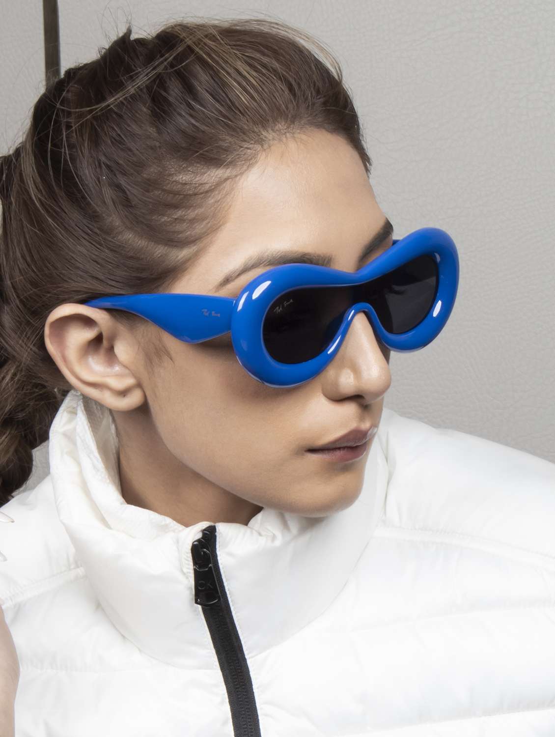 ted smith unisex aviator sunglasses i 100% uv protection  i  grey colour lens - 22217907 -  Standard Image - 6