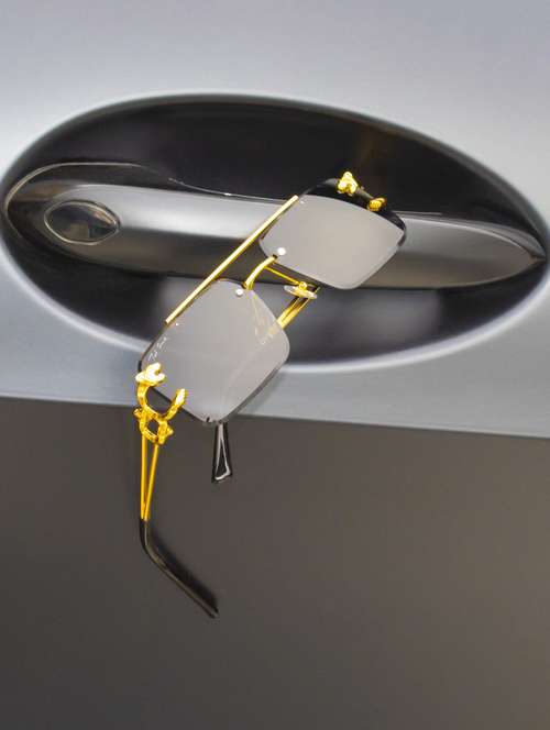 ted smith unisex aviator sunglasses i 100% uv protection  i  grey colour lens - 22217914 -  Standard Image - 0