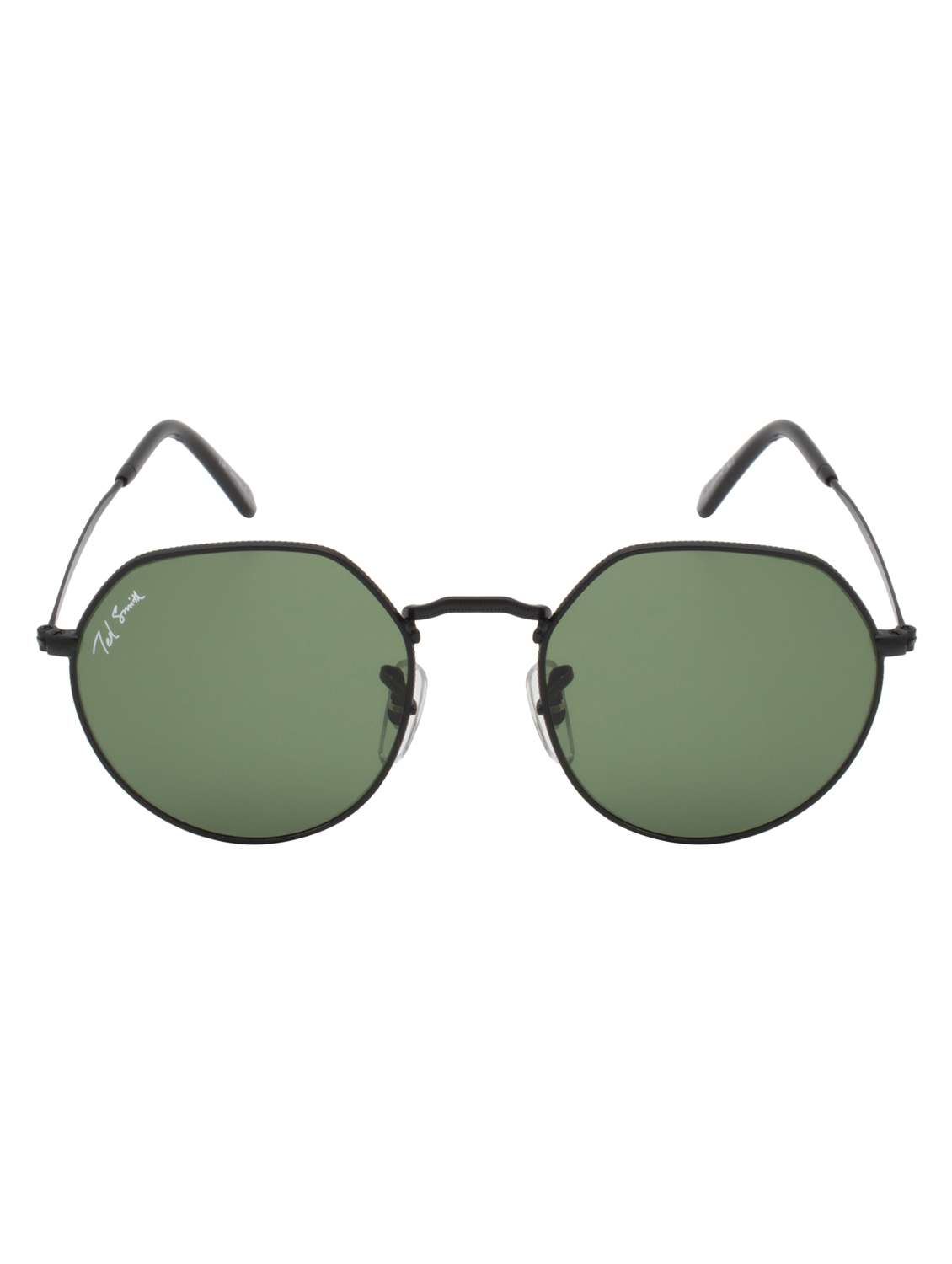 ted smith unisex round sunglasses i 100% uv protection  i  green colour lens - 22217916 -  Standard Image - 1