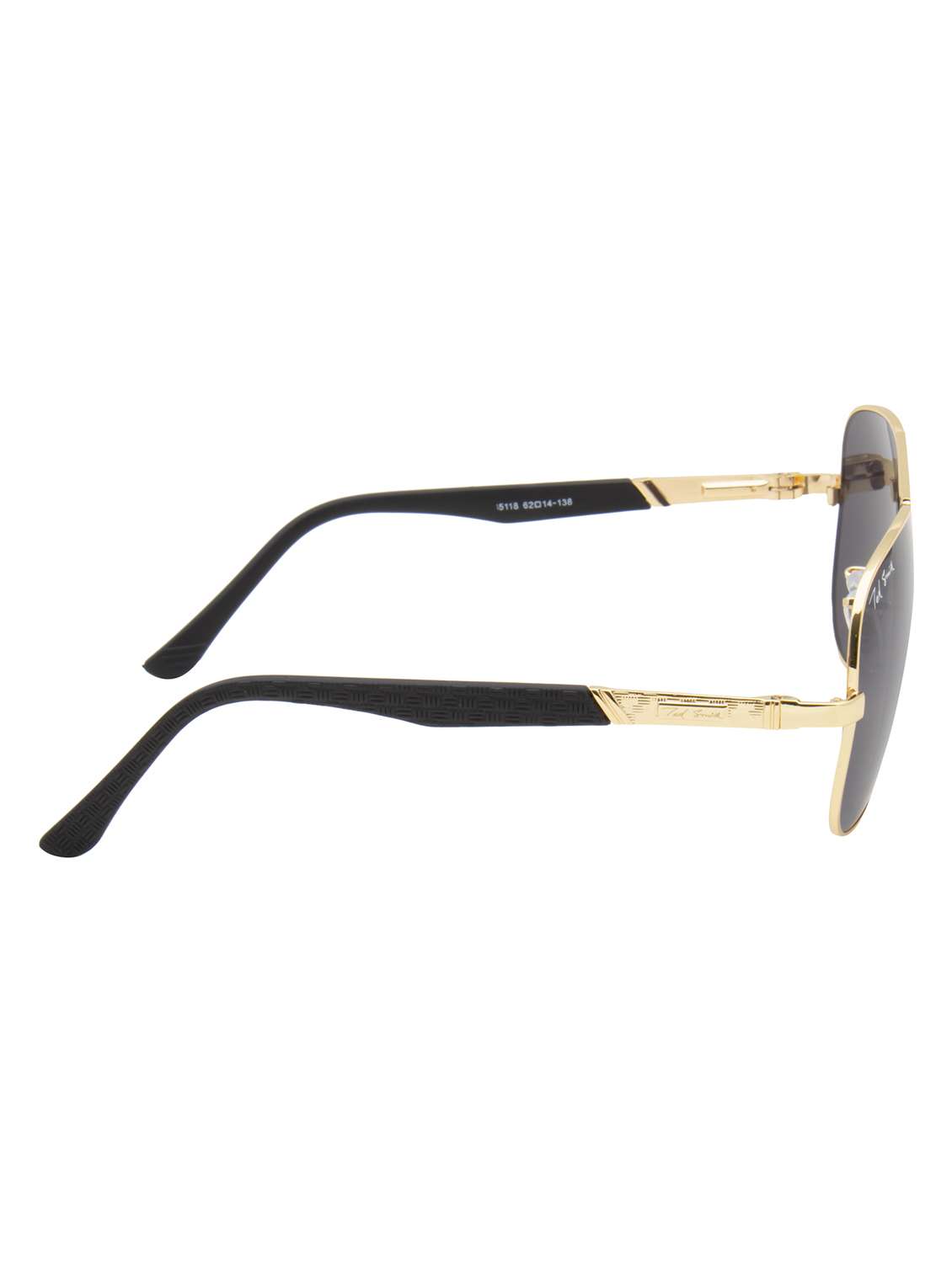 ted smith unisex aviator sunglasses i 100% uv protection  i  grey colour lens - 22217917 -  Standard Image - 4