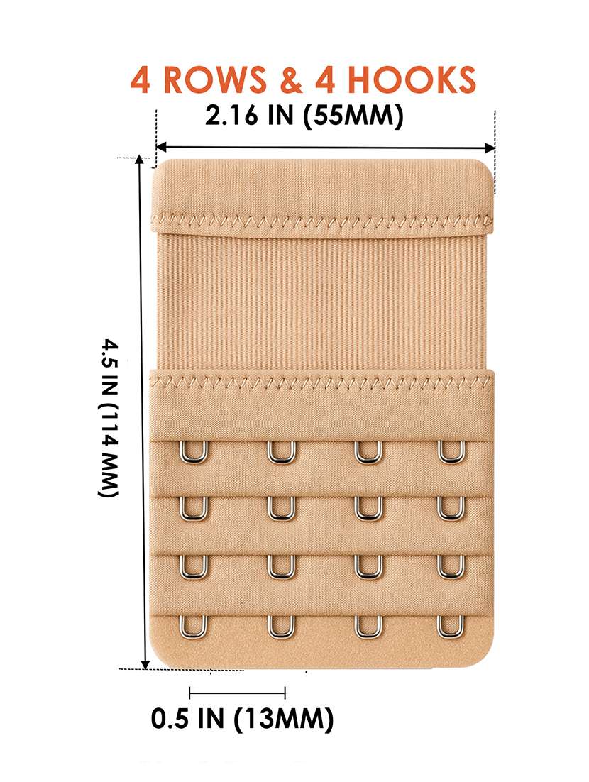 women pack of 6 streachable bra extension strap  - 22217958 -  Standard Image - 1