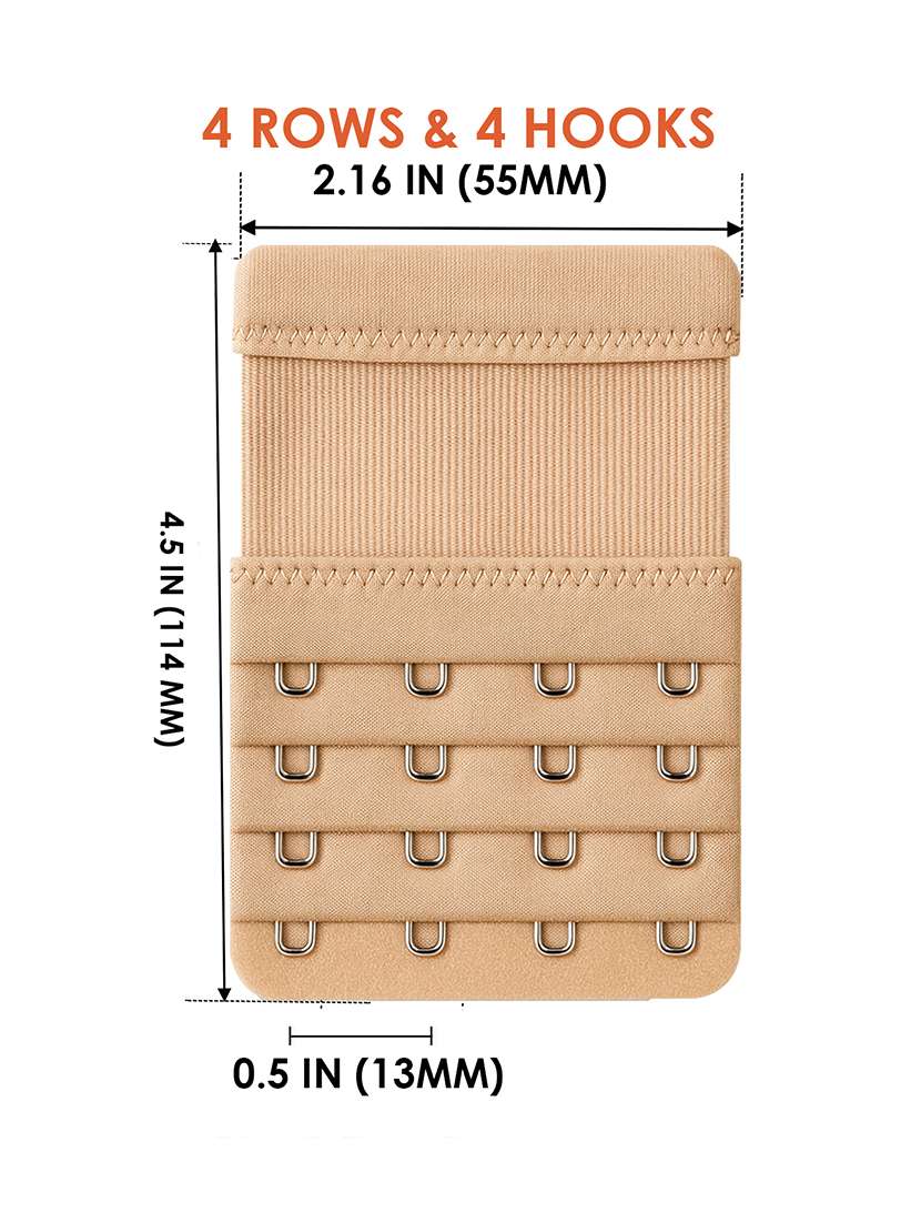 women pack of 6 streachable bra extension strap  - 22217960 -  Standard Image - 1