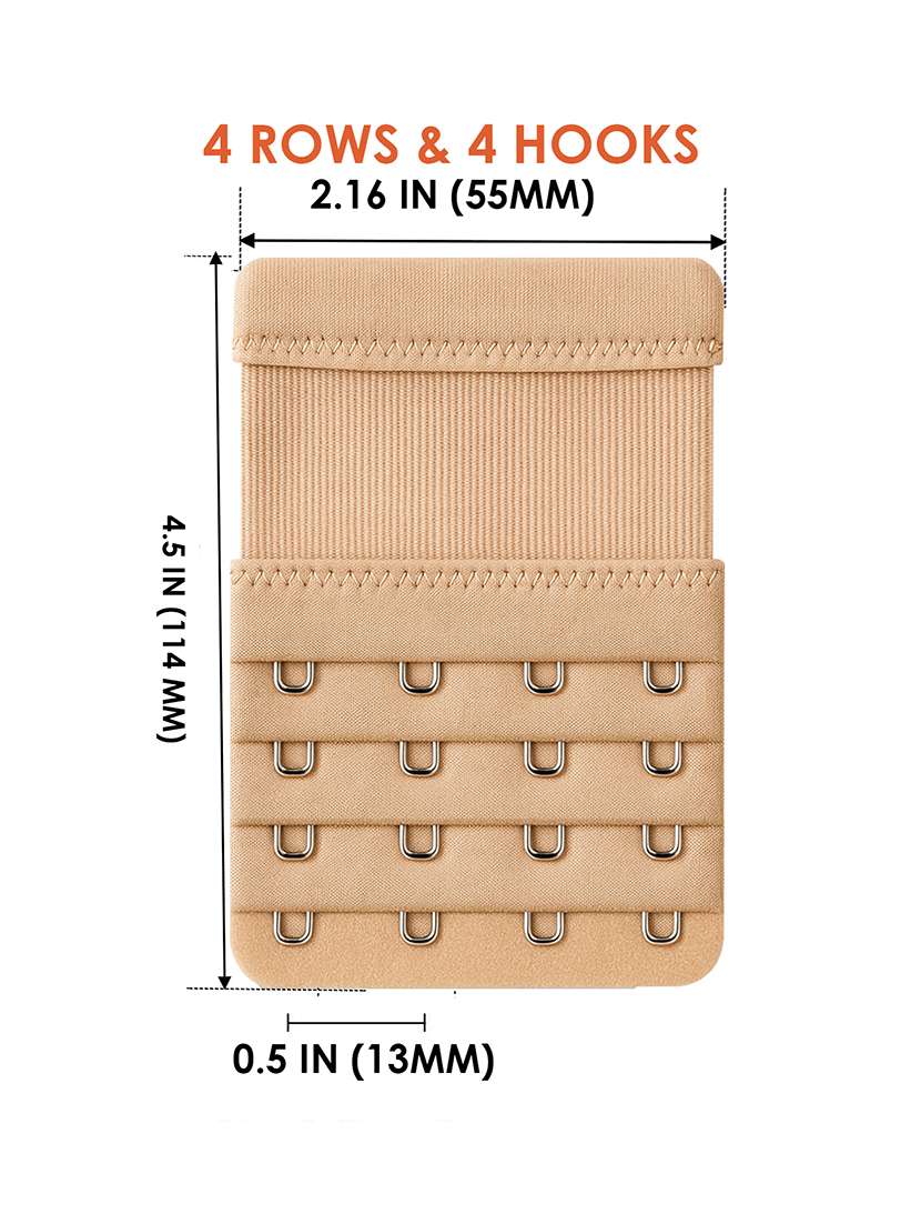 women pack of 6 streachable bra extension strap  - 22217963 -  Standard Image - 1