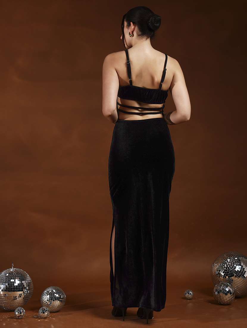 black velvet sheath dress - 22218020 -  Standard Image - 4