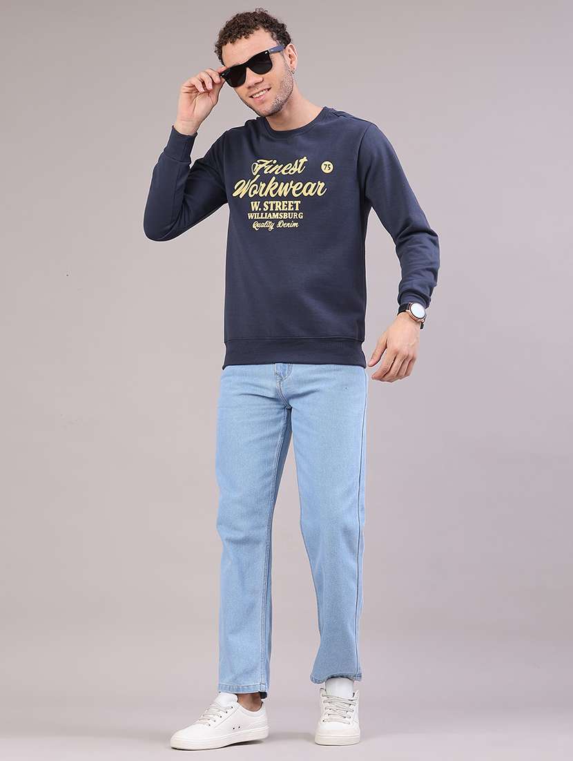 men printed long sleeve sweatshirt - 22218103 -  Standard Image - 4