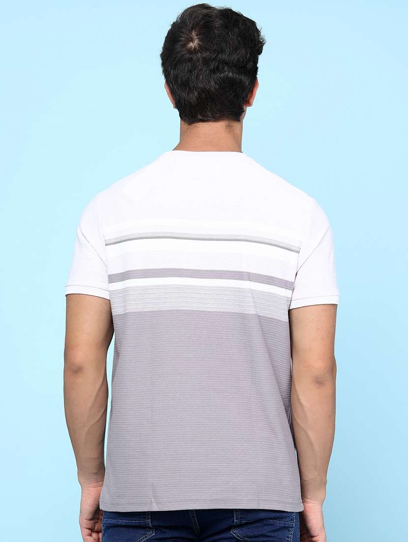 men striped short sleeve regular fit t-shirt - 22218108 -  Standard Image - 4