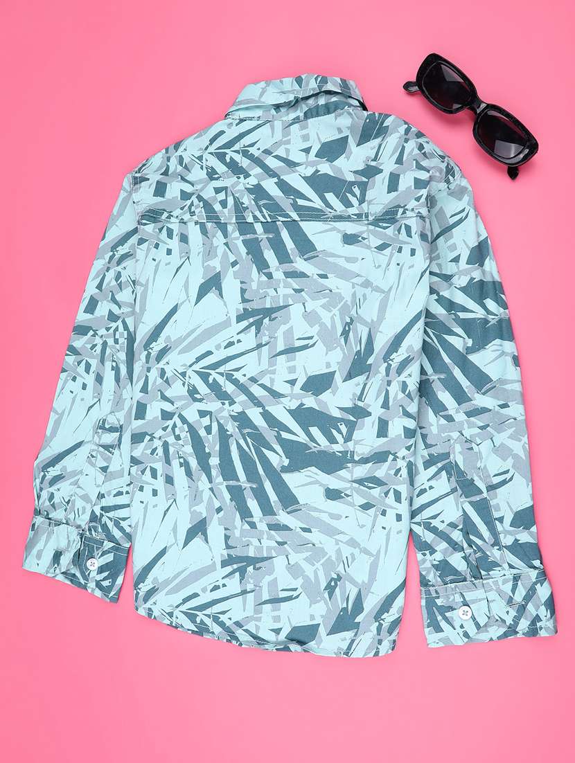 boys printed long sleeve casual shirt - 22218120 -  Standard Image - 1