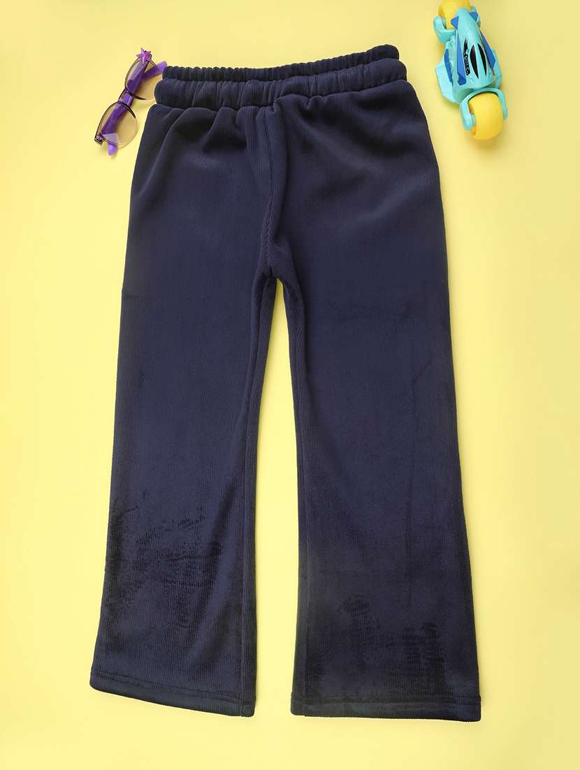 girls solid mid rise winterwear cargo - 22218159 -  Standard Image - 1