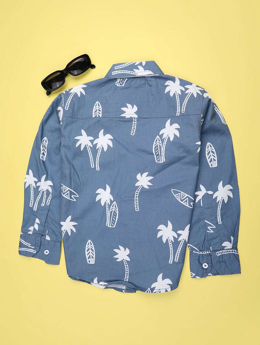 boys printed collared regular shirt - 22218168 -  Standard Image - 1