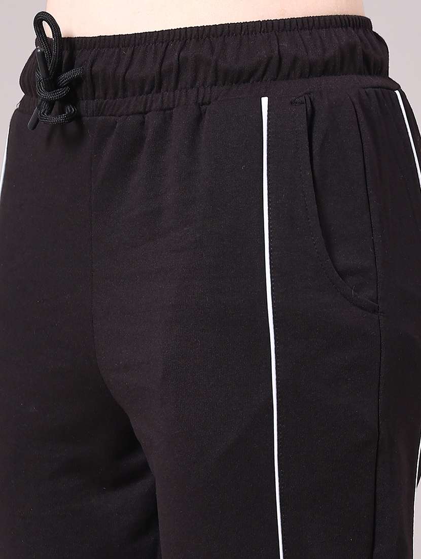women solid mid rise track pants  - 22218175 -  Standard Image - 1