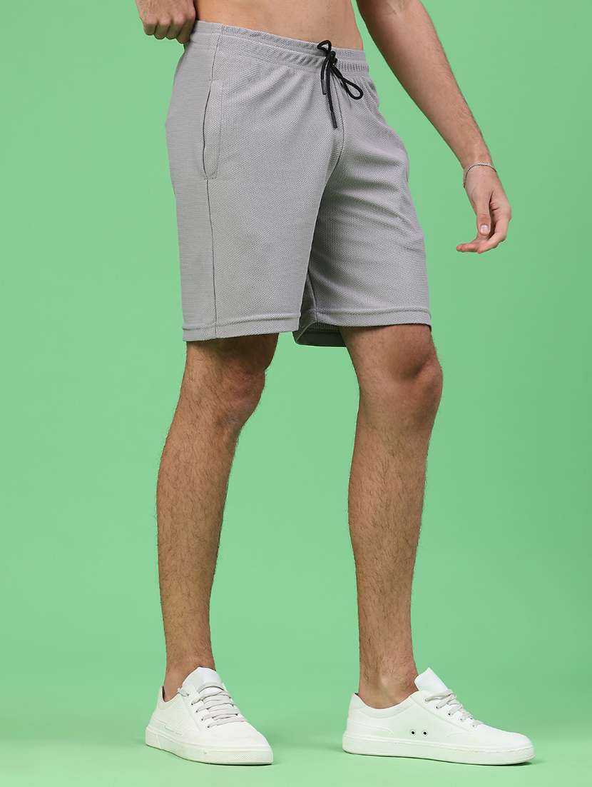 men self design mid rise regular fit shorts - 22218180 -  Standard Image - 1