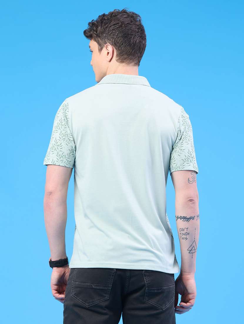 men printed short sleeve regular fit polo t-shirt - 22218254 -  Standard Image - 4