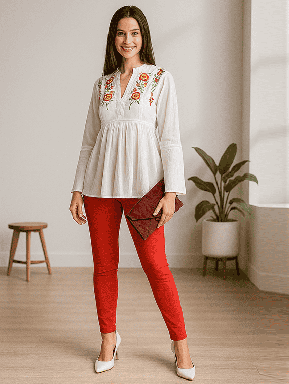 women solid mid rise anke length legging - 22218408 -  Standard Image - 4