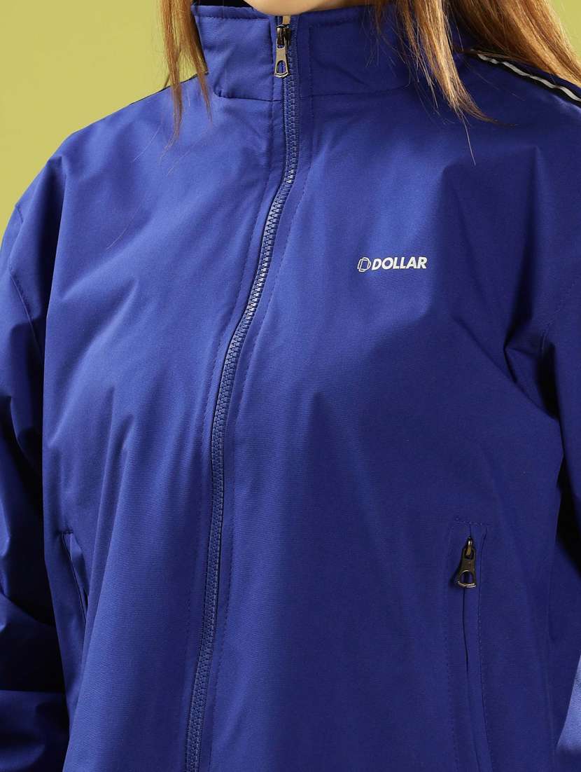 women solid long sleeve windcheater jacket - 22218418 -  Standard Image - 4