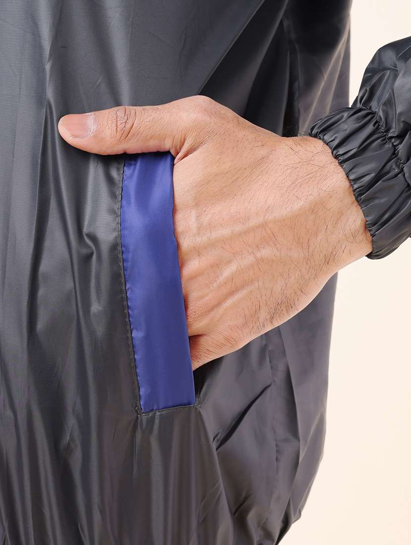 men solid long sleeve windcheater bomber jacket - 22218438 -  Standard Image - 4