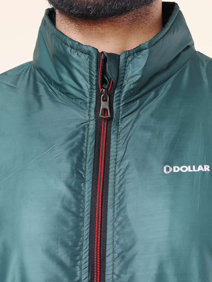 men solid long sleeve windcheater bomber jacket - 22218439 -  Standard Image - 4