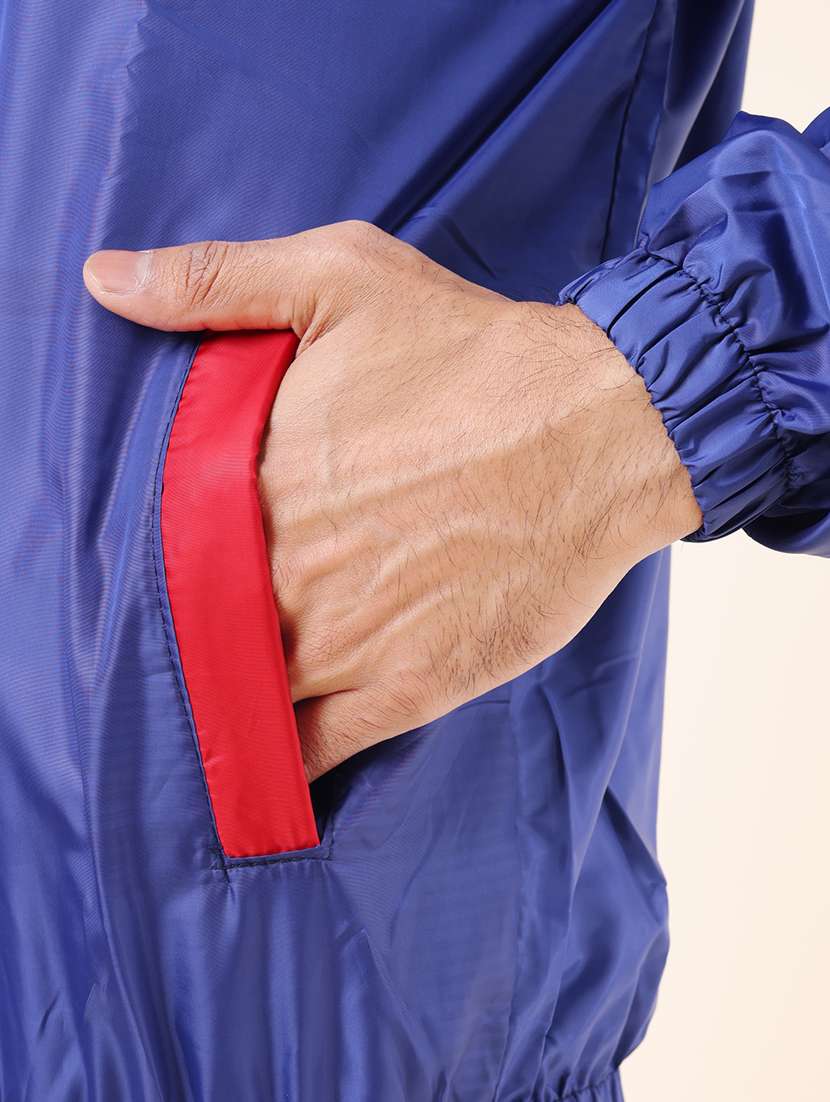 men solid long sleeve windcheater bomber jacket - 22218440 -  Standard Image - 4