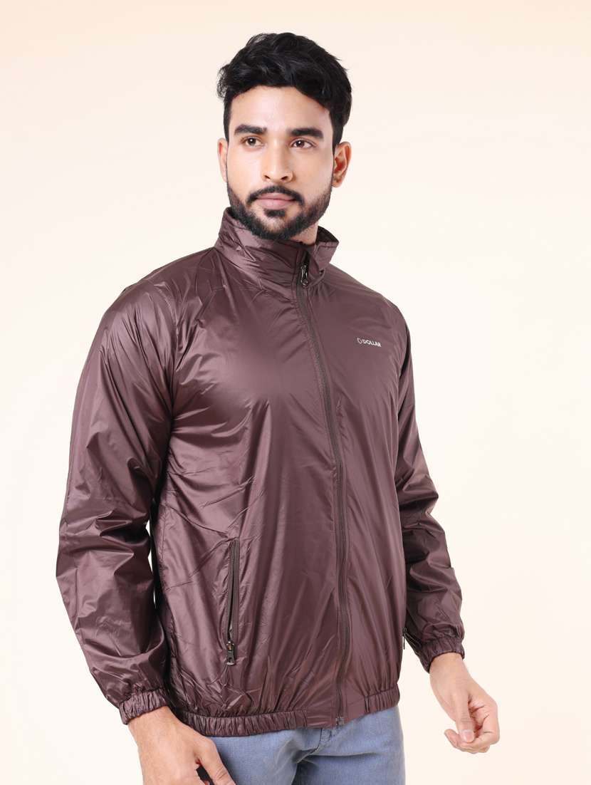 men solid long sleeve windheater bomber jacket - 22218448 -  Standard Image - 1