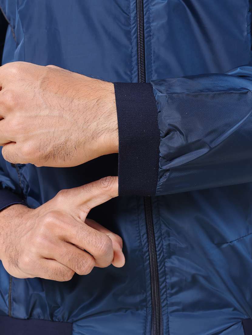 men solid long sleeve bomber jacket - 22218464 -  Standard Image - 4