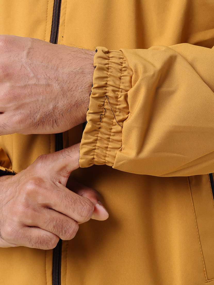 men solid long sleeve windcheater jacket - 22218469 -  Standard Image - 4